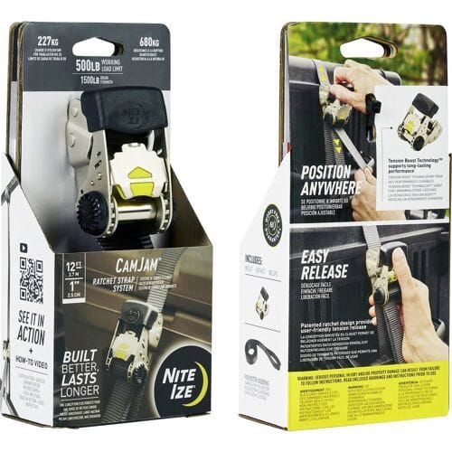 NITE Ize NI-CJRS12-09-R8 Spanband (l x b) 3.7 m x 2.5 cm Ratelinrichting