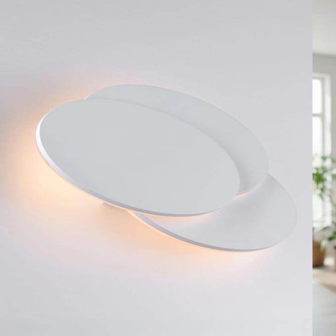 Design wandlamp Haarlem - wit
