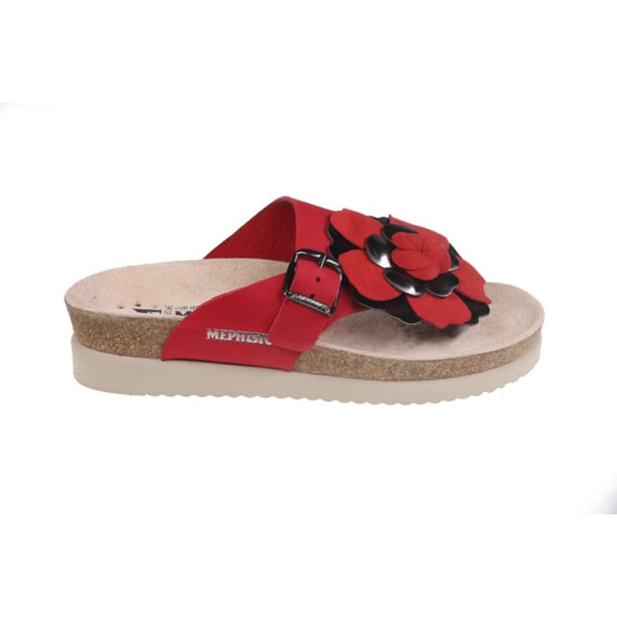 Mephisto Helen flower - dames sandaal - Rood - maat 35 (EU) 2.5 (UK)