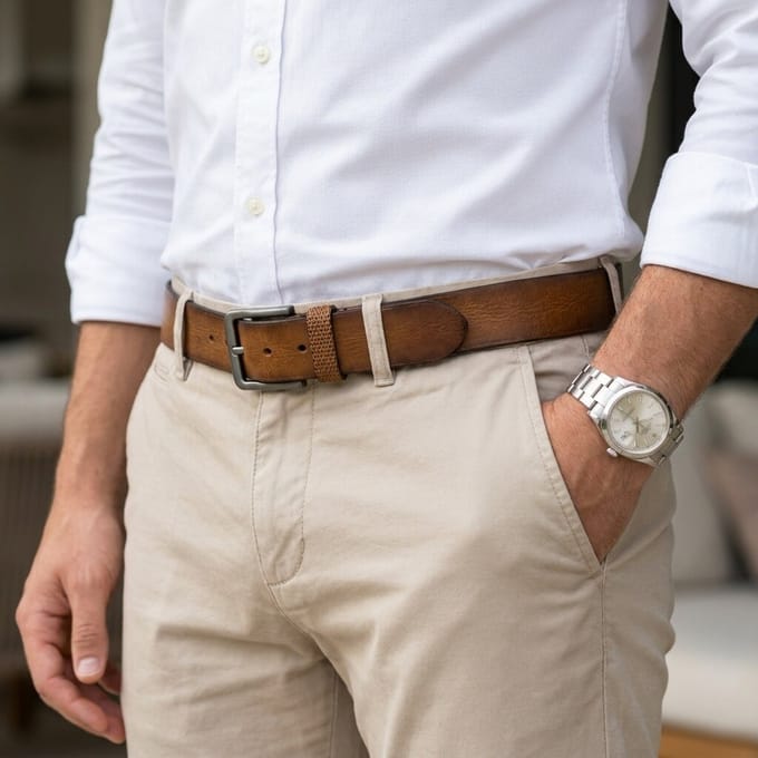 Sixroad Sixroad Riem cognac Leer
