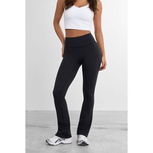 FAMME Warming Flared Leggings Black M