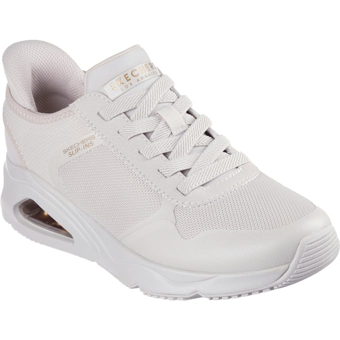 Skechers Tres-Air Uno - Easy Steppers Dames Sneakers - Gebroken wit