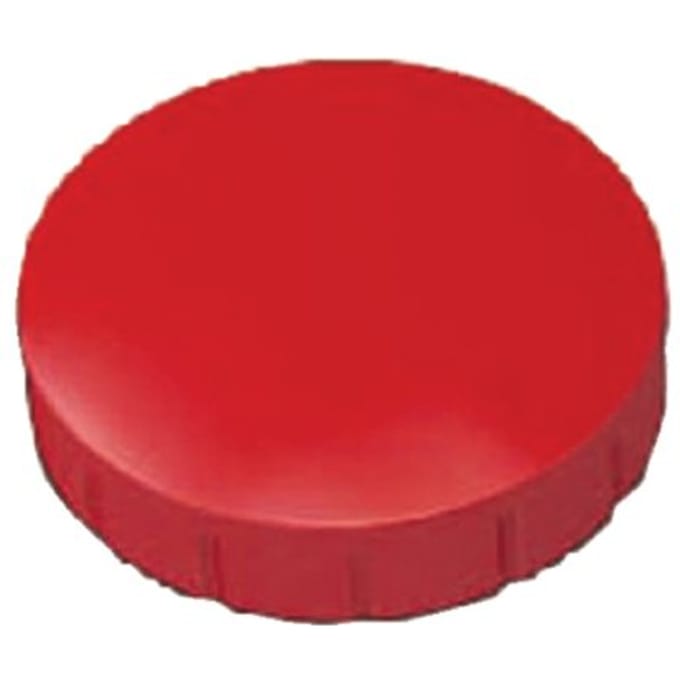 Magneet MAUL Solid 20mm 300gr rood 10 stuks