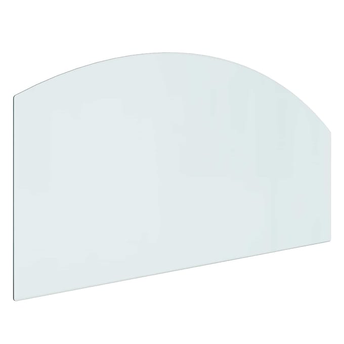 vidaXL - Glazen - haardplaat - Doorzichtig - 100 - x - 50 - cm - Glas