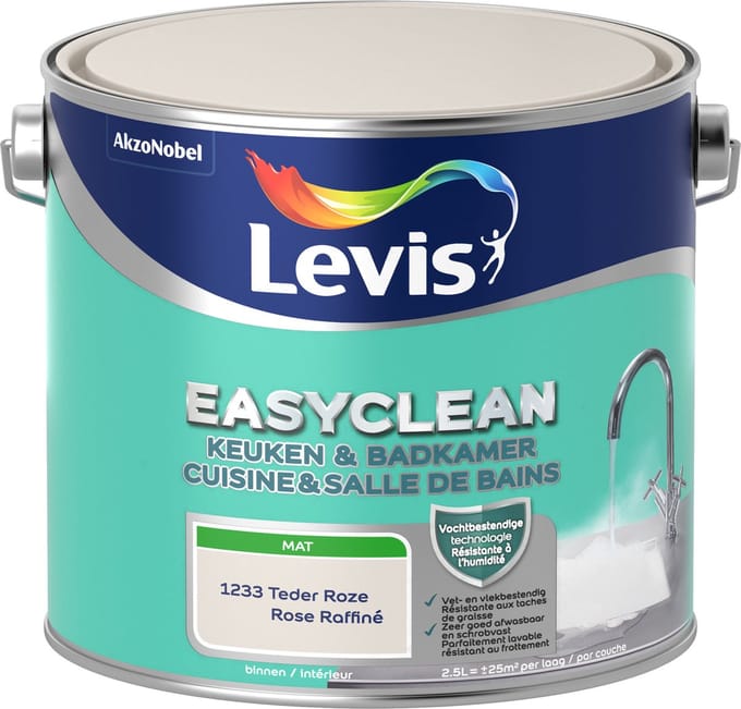 Levis - Easyclean Keuken & Badkamer - Teder Roze - 2,5 L