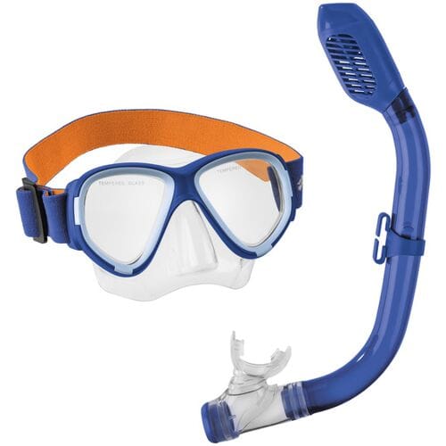 CRIVIT Kinder snorkelset (Blauw/oranje)