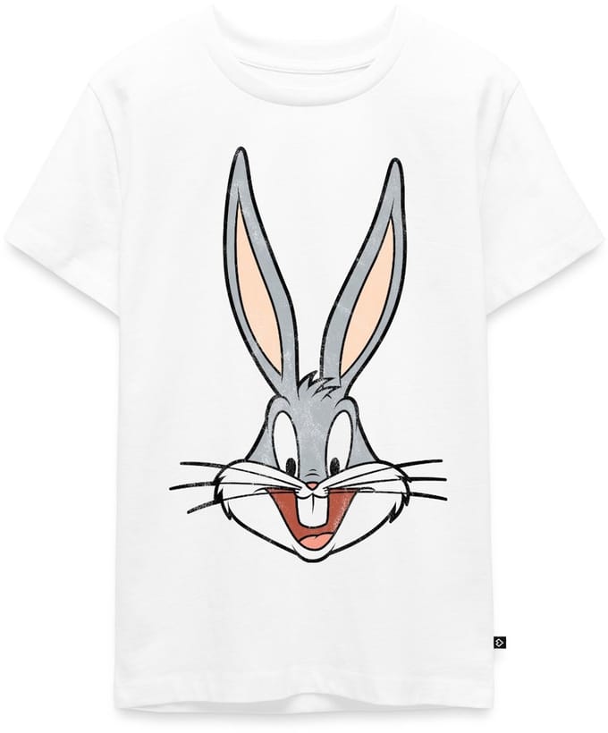 Looney Tunes Bugs Bunny Distressed Premium T-Shirt Tiener