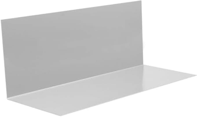 Hoekplaatdak zonder watervouw van aluminium 200 cm