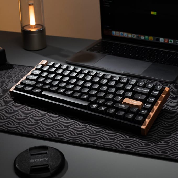 Keychron K2 HE - Toetsenbord - Draadloos - US QWERTY - 75% - Hall Effect - Special Edition - Zwart