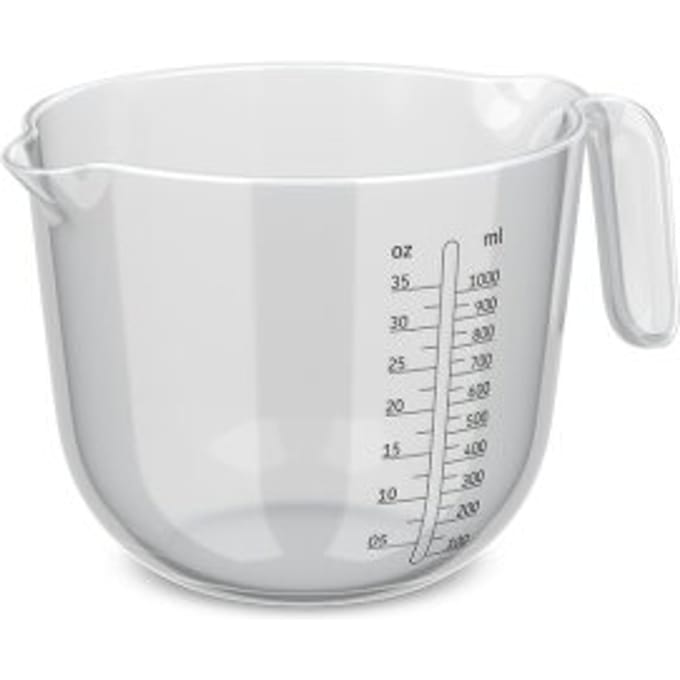 Mepal Maatbeker Chef it - 1 l - Maataanduiding - Vaatwasmachinebestendig - Bakspullen - Transparent