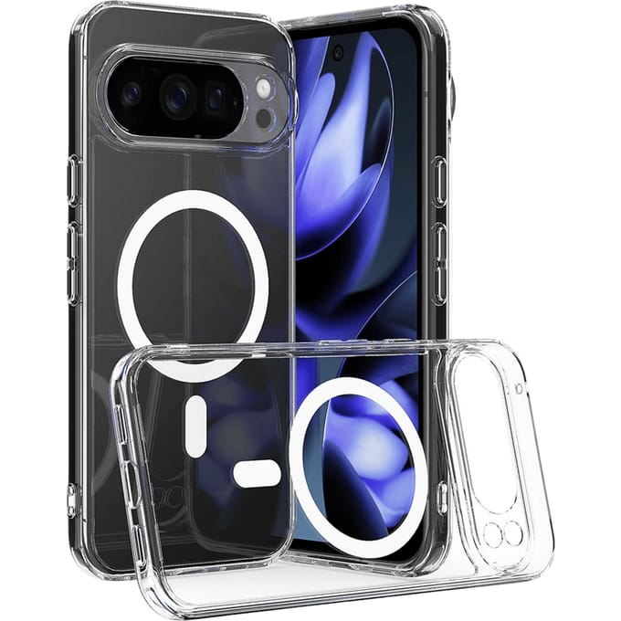 CaseBody Google Pixel 10 Pro XL MagSafe Airbag Hoesje Transparant