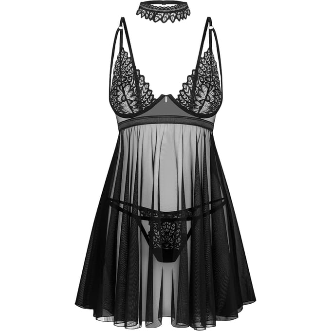 'Donarella' - Babydoll, 3-delig
