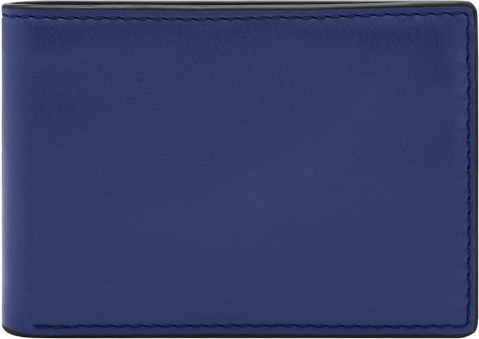 FOSSIL Portemonnee Steven FPW Bifold Wallet Pacific Blue Donkerblauw