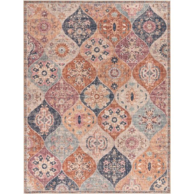 Wasbaar tapijt Sami multicolor 200x280 cm