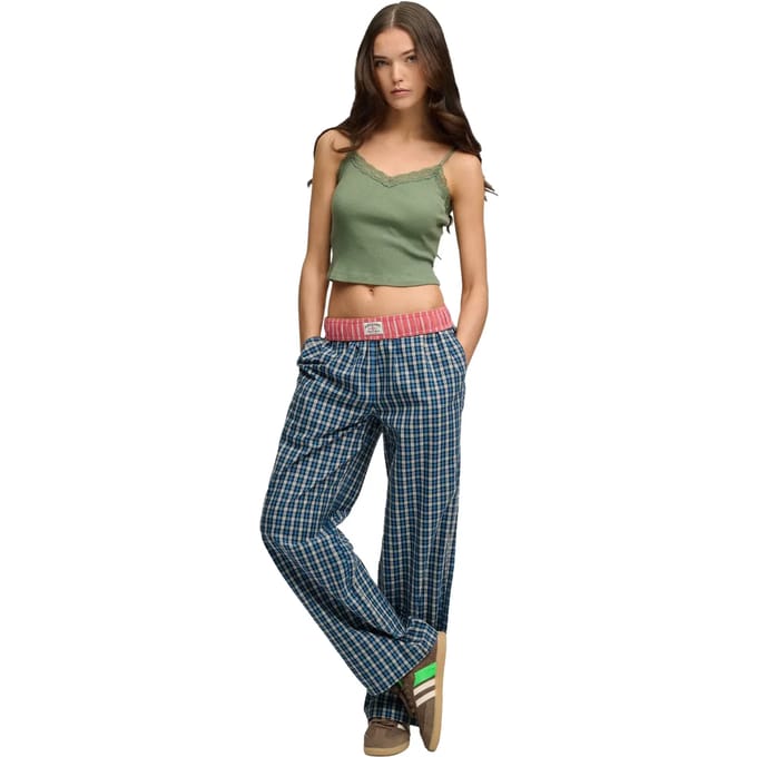 Damesbroek Superdry Mini Check