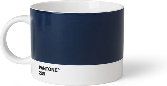 Pantone Theekop - Bone China - Dark Blue 289 C