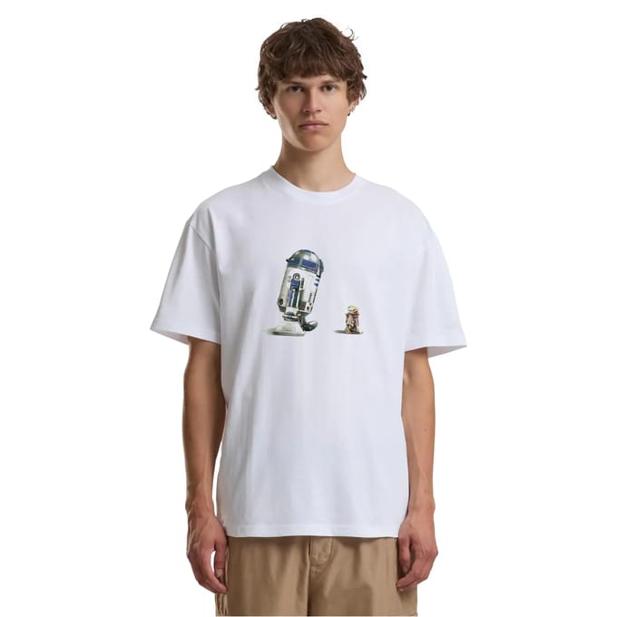T-shirt Merchcode Star Wars Mandalorian R2D2