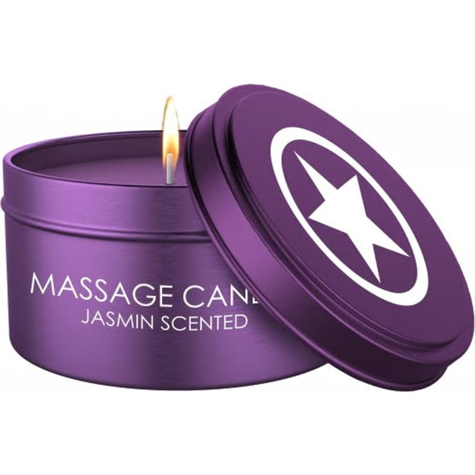 Ouch - Massagekaars Jasmijn Geur - Paars