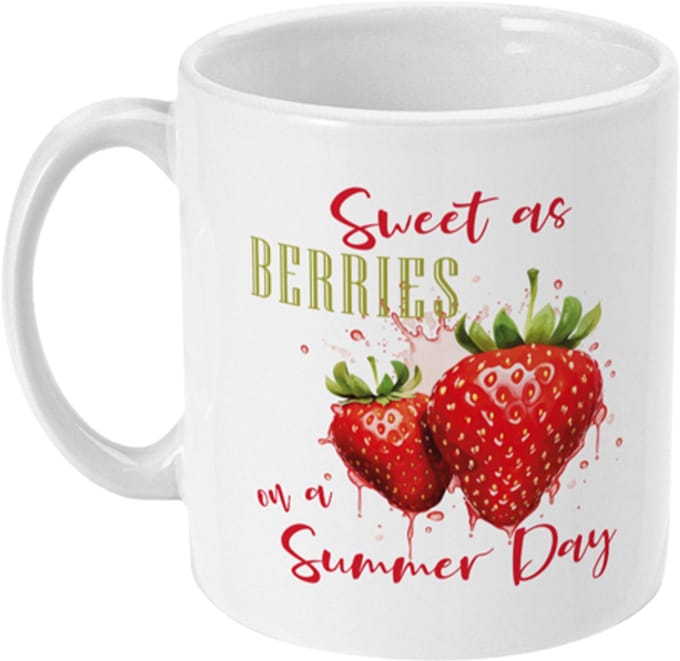 Mok Fruit Quote | Sweet as Berries on a Summer Day | 325ml