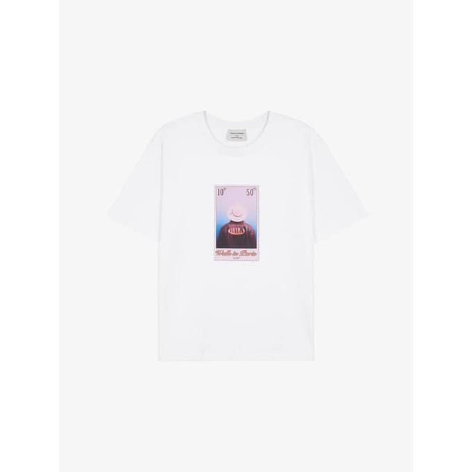 "Leather Jacket" Stamp T-Shirt