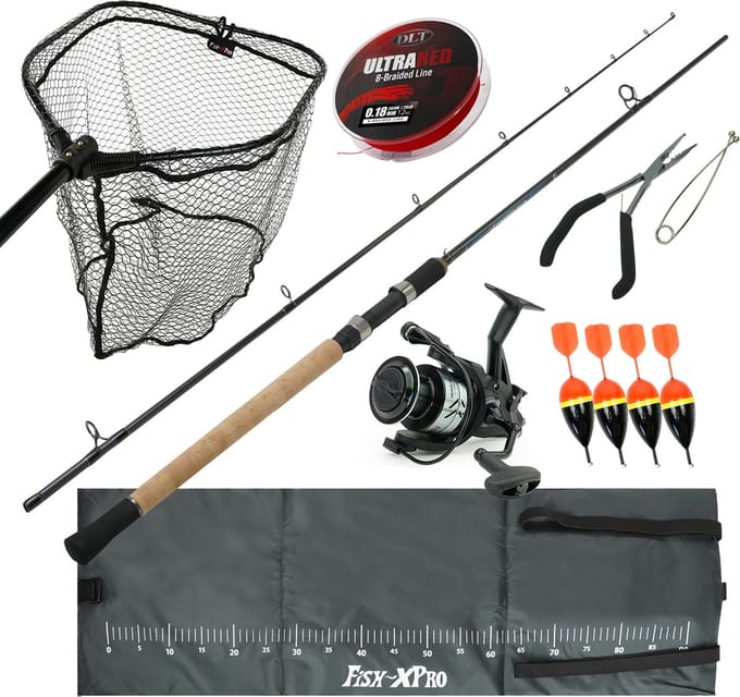 DLT Deadbait set complete - Vishengel Set - Vishengel met Vismolen - Vislijn - Roofvis Set