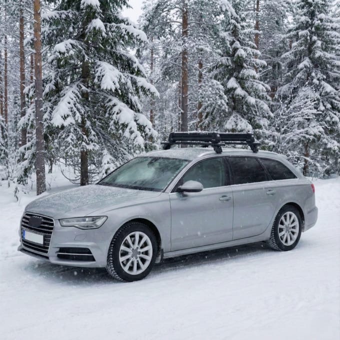 HAKR skirek 6 paar ski-houder 4 planken Aluminium Zwart