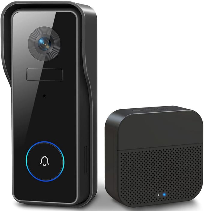 ApexArte® Deurbellen met Camera - Video Deurbel - Draadloos - Full HD