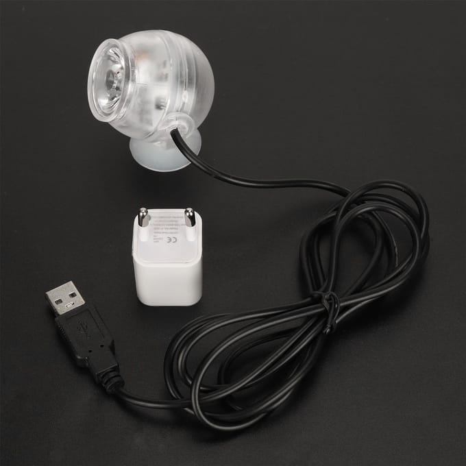 LED Vis   Spotlamp IP68 Waterdicht Onderdompelbare Vis   Lamp Aquarium Verlichting black