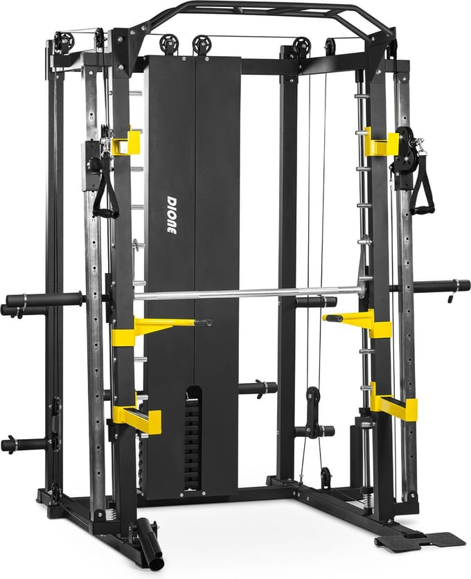 Dione S2 Smith Machine Cable Cross - 50kg Gewichten - Uitbreidbaar