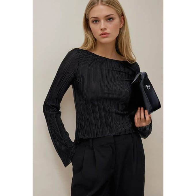 Rugband Top met Bootnek