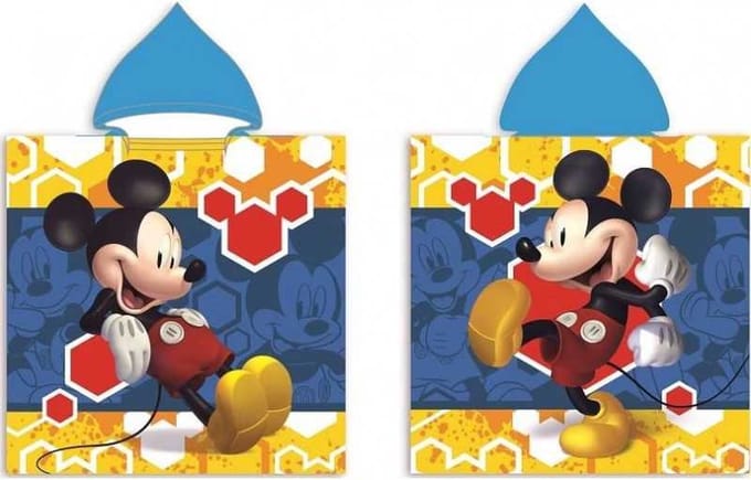 Mickey Mouse badponcho - 50 x 100 cm. - Disney Mickey poncho