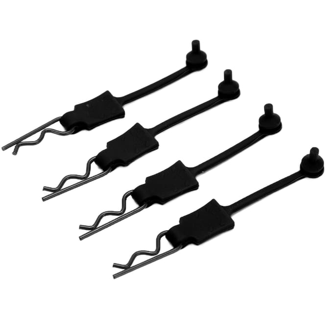 4 Stuks 1 10 RC Auto Clips Pinnen Universeel Auto Shell Bout Vergrendeling Clip Vervanging Model Auto Shell Accessoire Black zwart