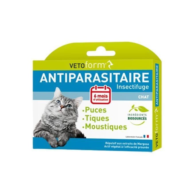 Vetoform antiparasitaire insectenwerende kat 6 pipetten