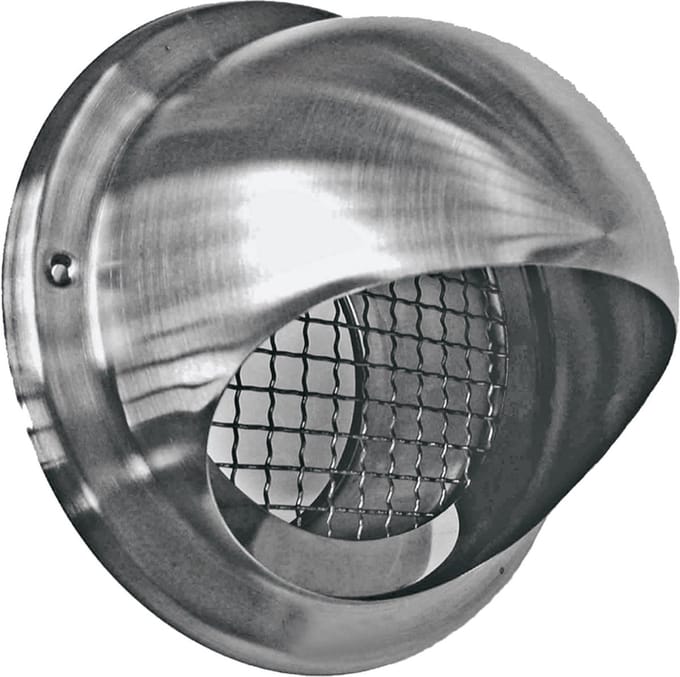 Weha Bolrooster Ø150mm, grofmazig gaas, rvs 304