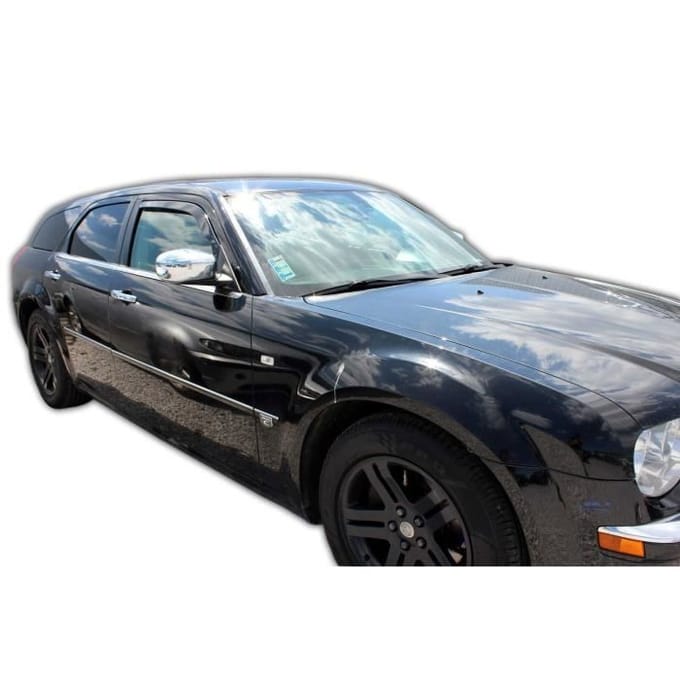 Déflecteurs d'air Chrysler 300C 2004-2010 2pcs Fumé - Acrylique renforcé - Installation facile
