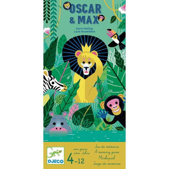 DJECO spel Oscar & Max 4jr+