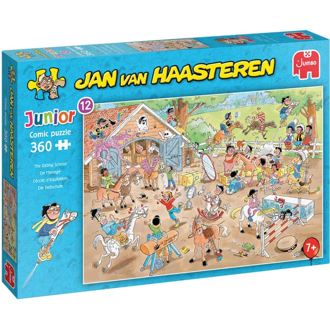 Jumbo Jan van Haasteren Junior 12 Manege 360 stukjes Kinderpuzzels