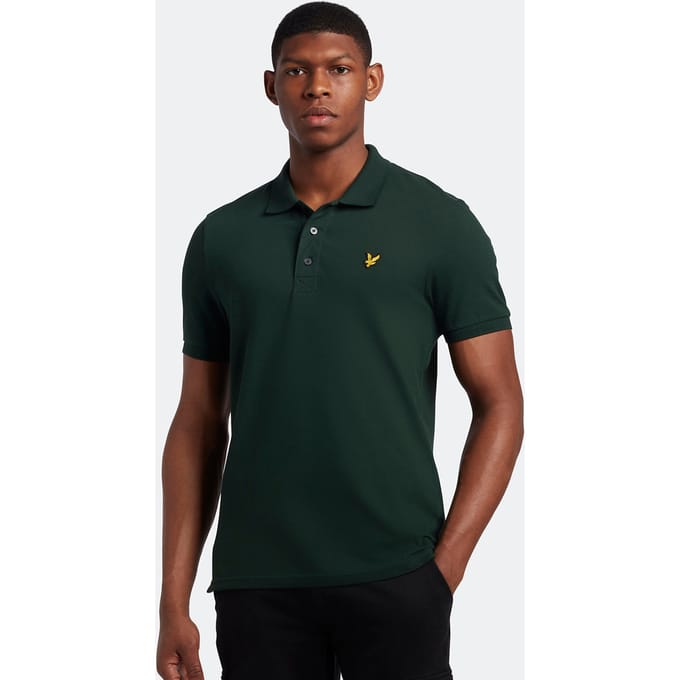 Lyle and Scott Polo Donkergroen - Maat S - Heren