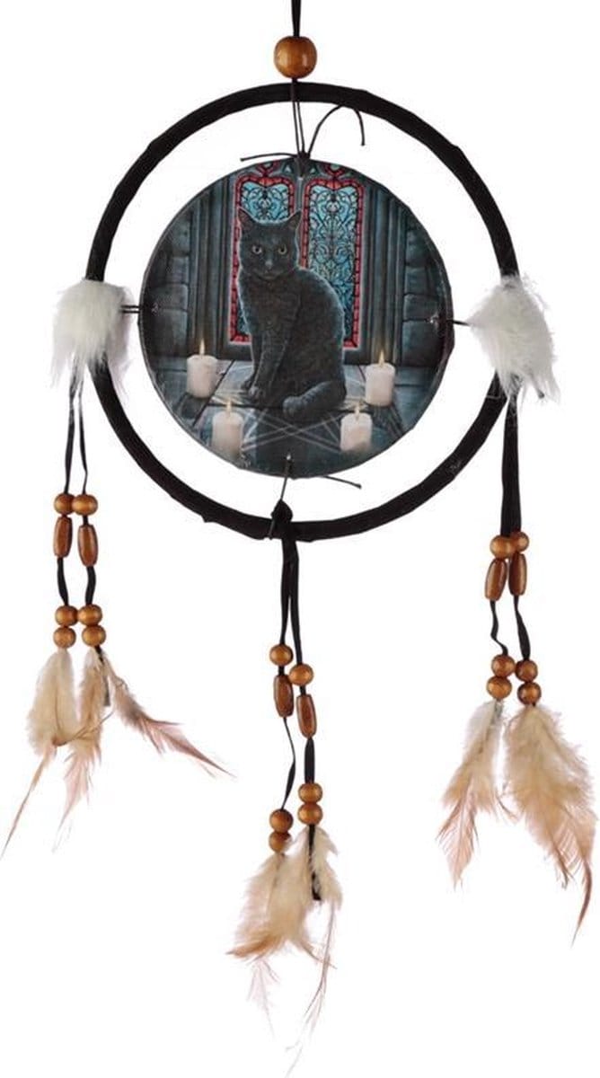 Dromenvanger kat 16cm Lisa Parker - sacred circle