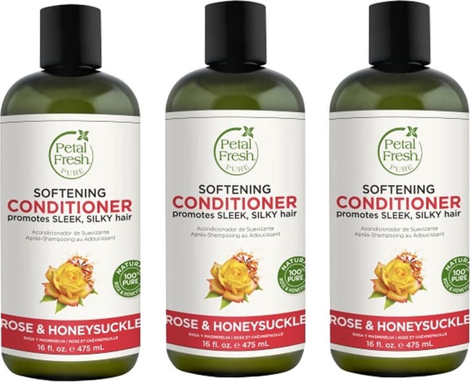 PETAL FRESH - Conditioner Rose & Honeysuckle - 3 Pak