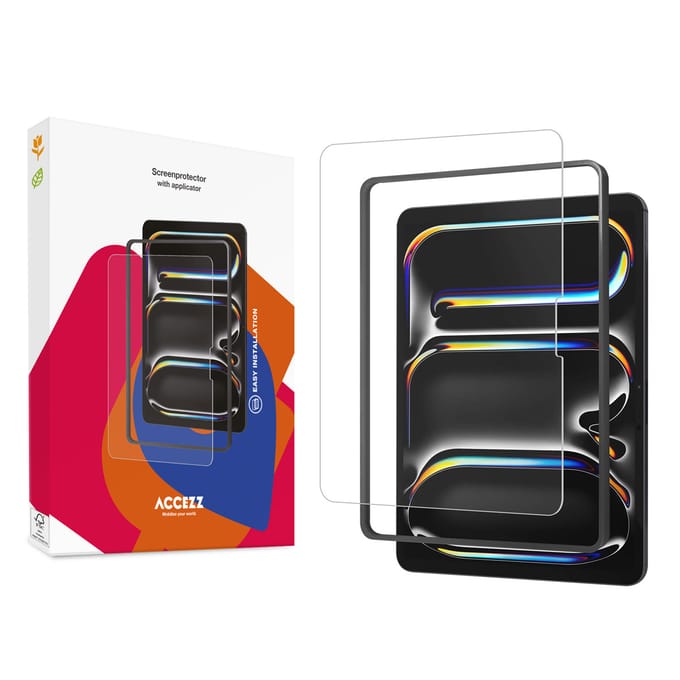Premium Accezz Tablet Screenprotector - Geschikt voor iPad Pro 13 (2025) M5 / Pro 13 (2024) M4 - Premium Gehard Glas - Tempered Glass