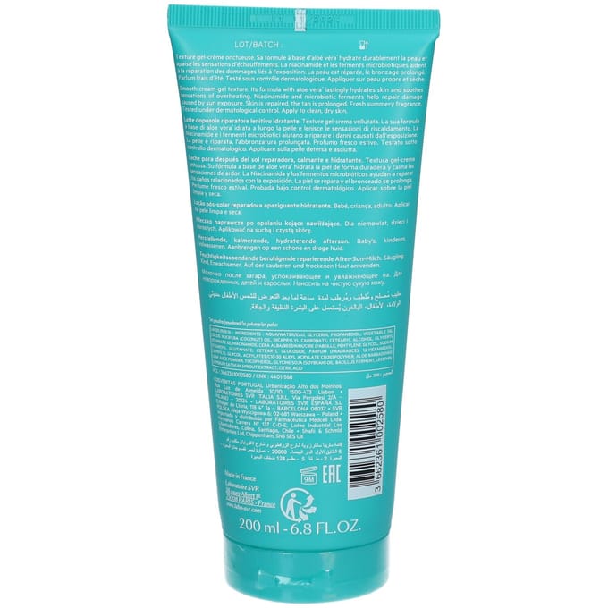 SVR Sun Secure Herstellende, Verzachtende en Hydraterende Aftersun Lotion 200ml
