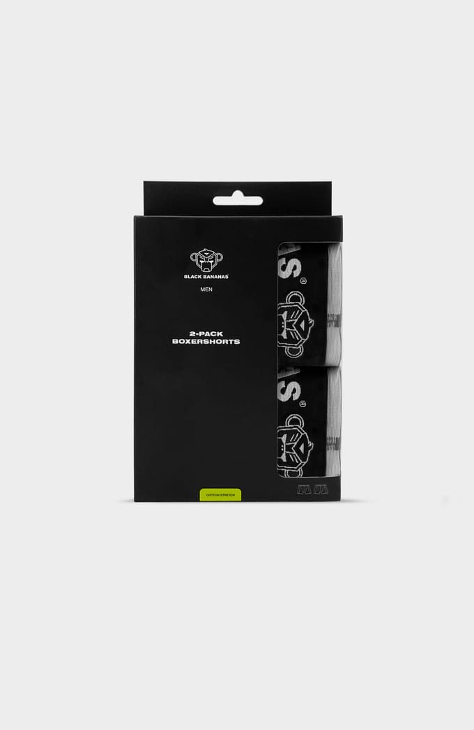 Black Bananas 2-Pack Convoy Boxershort in Zwart