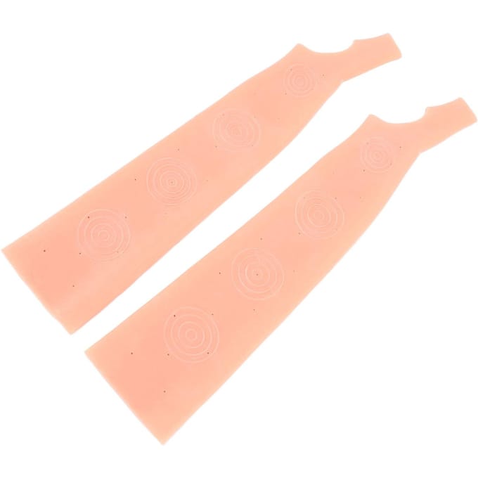 1 paar SEBS Lange Hydraterende Armmouw met Duimgat Wasbare Elastische Handverzorging Armmouw voor white