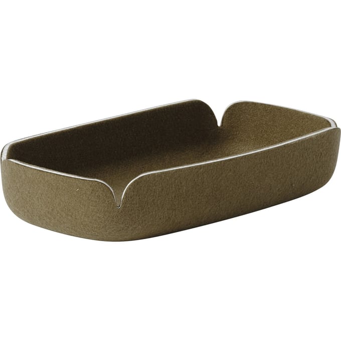 Muuto Restore Tray 28 x 15,5 cm - Brown Green