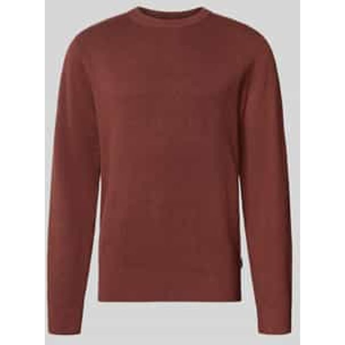 Gebreide pullover met ribboorden, model 'BLAMILANO'