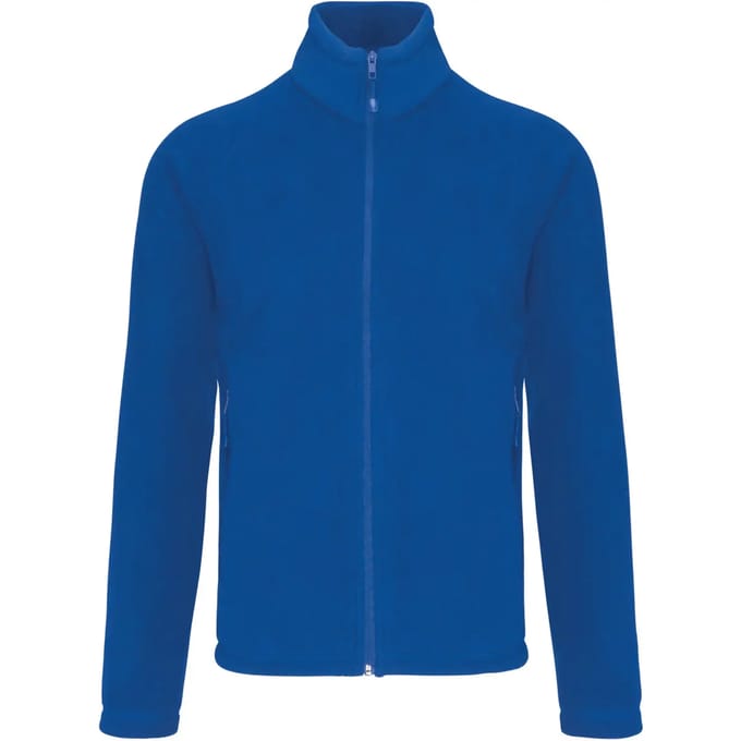 Kariban Microfleece met rits en raglanmouwen heren K917 - Royal Blue - L