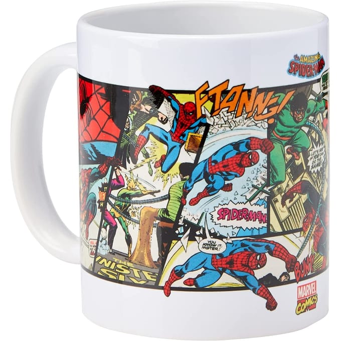 Marvel Paneel Spider-Man Mok (Veelkleurig)