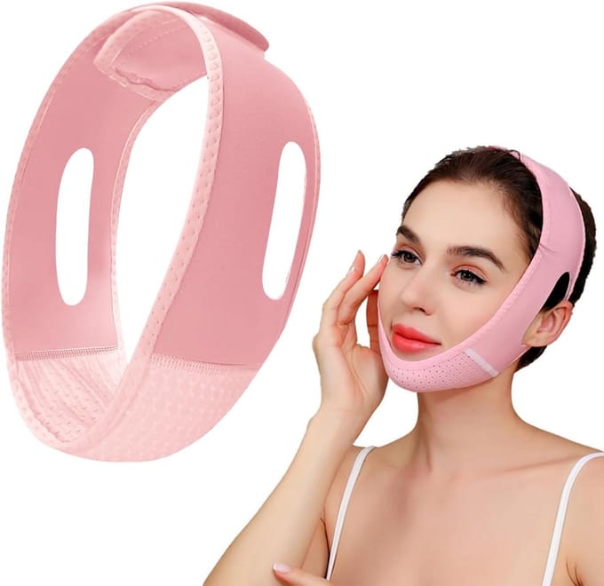 Herbruikbaar V-lijnmasker voor Gezichtsvorming en Versteviging