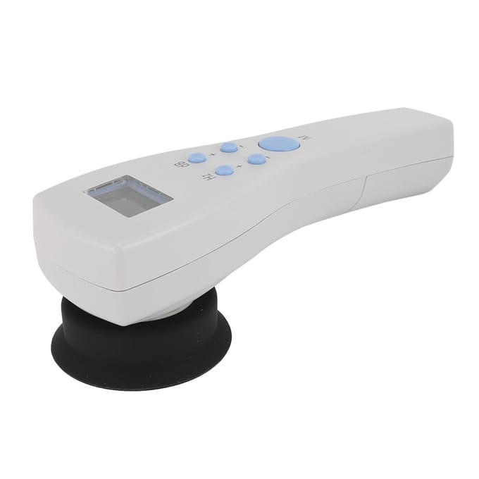 Portable ometer Clear LCD Screen Quick Checking Handheld Hearing Tester for Kids Elderly white